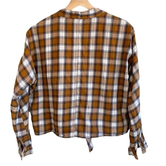 Girl Krazy Plaid Button Down Top - Picture 5 of 7